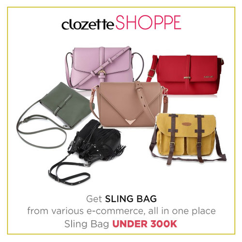 Sling bag merupakan padanan yang tepat untuk apapun outfitmu. Bentuknya yang kecil dan modelnya yang stylish mudah dibawa saat berpergian dan membuatmu tetap tampil modis. Belanja sling bag baru DI BAWAH 300k via #ClozetteSHOPPE!
http://bit.ly/1Q3VnLG