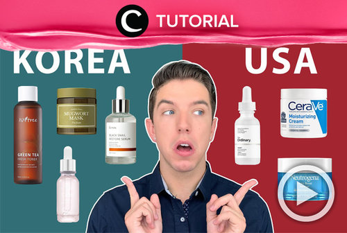 Kamu tim skincare Korea atau skincare USA nih, Clozetters? Intip perbedaannya, yuk: https://bit.ly/3myz5Lz. Video ini di-share kembali oleh Clozetter @juliahadi. Lihat juga tutorial lainnya di Tutorial Section.