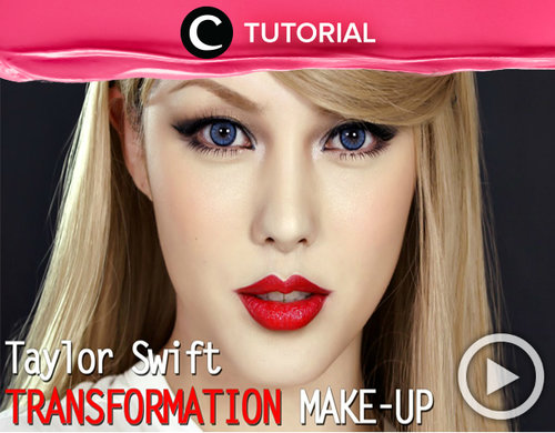 Lipstick merah seringkali menjadi identitas penyanyi cantik yang satu ini. Yuk, lihat tutorial makeup ala Taylor Swift pada video berikut http://bit.ly/2bdyomO. Video shared by Clozetter: adeliasharfina. Cek Tutorial Updates lainnya pada Tutorial Section.