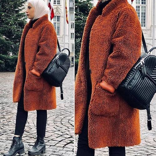 How to look chic and cozy in winter with hijab | | Just Trendy Girls