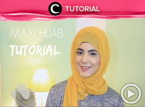 Masih bingung menggunakan maxi hijab yang benar? Yuk, cek tutorialnya pada video berikut http://bit.ly/2bi6Df5. Video shared by Clozetter: aquagurl. Cek Tutorial Updates lainnya pada Tutorial Section.