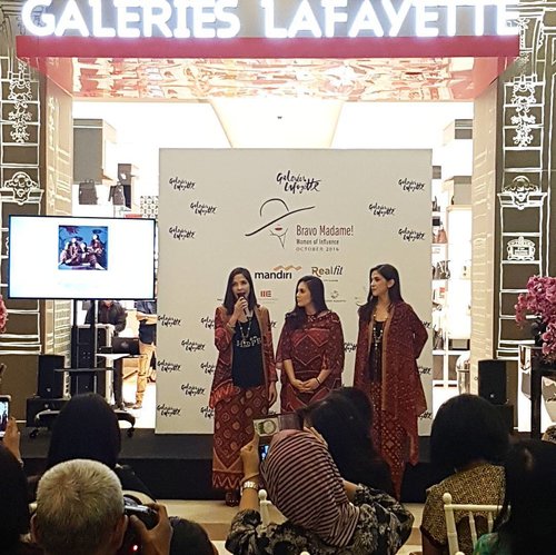 Bravo Madame! 
Seperti program sebelumnya, Galeries Lafayette selalu memberikan kesempatan pada para pekerja seni dan kreatif untuk menampilkan dan memajang karya-karyanya di window display @lafayettejkt . Kali ini ada 16 perempuan inspiratif (Women of Influence) dengan 14 karyanya yang sangat menginspirasi dan telah mengharumkan nama Indonesia.
#clozetteid #fashion