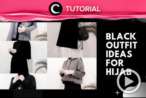 Kamu bisa mnggunakan outfit berwarna hitam tanpa terlihat monoton, lho. Intip caranya di: http://bit.ly/2MqnKiP. Video ini di-share kembali oleh Clozetter @saniaalatas. Lihat juga tutorial lainnya di Tutorial Section.