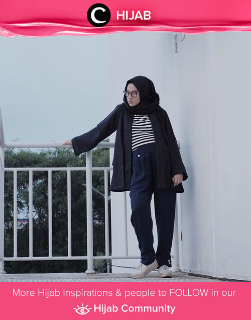 Hamil tidak menghalangimu untuk tampil stylish dan boyish. Contek gaya andalah Clozetter Karin, yuk! Simak inspirasi gaya Hijab dari para Clozetters hari ini di Hijab Community. Image shared by Clozetter: @karinaorin. Yuk, share juga gaya hijab andalan kamu