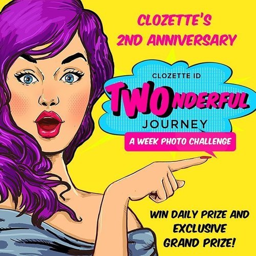 We will give you another hint about our Clozette Indonesia's birthday surprise for Clozetters: There will be a photo challenge with full of prizes for 7 days in a row!  Waaahh jadi makin penasaran, ya?  Photo challenge ini akan dimulai dari besok, so keep stalking social media Clozette Indonesia untuk info lengkapnya 😘  #ClozetteID