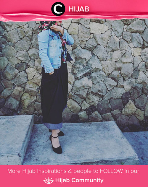 Mood: denim jacket and flower hijab for casual look. Simak inspirasi gaya Hijab dari para Clozetters hari ini di Hijab Community. Image shared by Clozetter @larasatinesa. Yuk, share juga gaya hijab andalan kamu