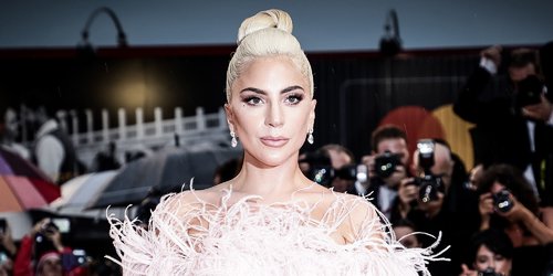 Lady Gaga Looked Like a Giant, Beautiful Stick of Cotton Candy at the Venice Film Festival