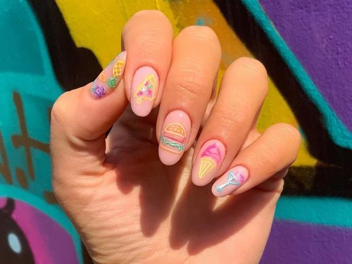 Neon Sign Nail Art That’ll Instantly Brighten Your Mood   