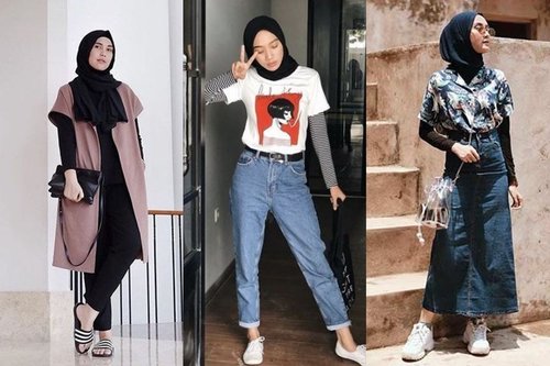7 Kombinasi Baju Lengan Pendek dengan Hijab yang Stylish Tapi Sopan