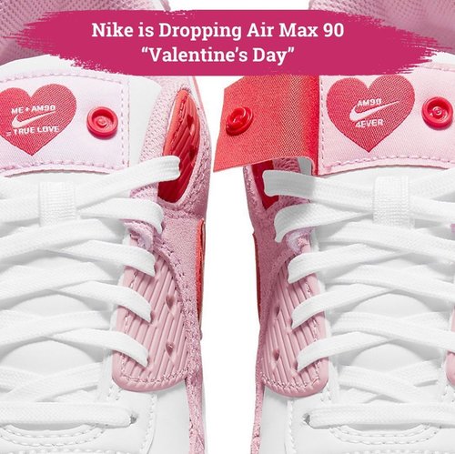 Menjelang "Valentine's Day", @nike membuat Air Max 90 tepat pada romantic celebration. Sepatu ini memiliki bagian atas berbahan kulit dengan warna putih yang dikelilingi oleh logo Swoosh merah tebal. Kunci dari desainnya adalah snap closure di lidah sepatu yang menunjukan pesan inspirasi yang berbunyi “ME + AM90 = TRUE LOVE” di kiri dan “AM90 4EVER” di kanan. Tersedia di website Nike Jepang pada 5 Februari dengan harga sekitar $164, nih Clozetters!

📷@hypebae

#ClozetteID