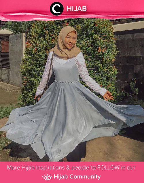 Welcoming the spirit of Monday by swinging-off your flowy skirt like Clozette Ambassador @FAZKYAZALICKA. Simak inspirasi gaya Hijab dari para Clozetters hari ini di Hijab Community. Yuk, share juga gaya hijab andalan kamu