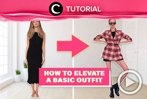 Ini dia 3 cara mudah untuk membuat outfit basic-mu terlihat lebih stylish: https://bit.ly/3cpZdoy. Video ini di-share kembali oleh Clozetter @juliahadi. Lihat juga tutorial lainnya di Tutorial Section.