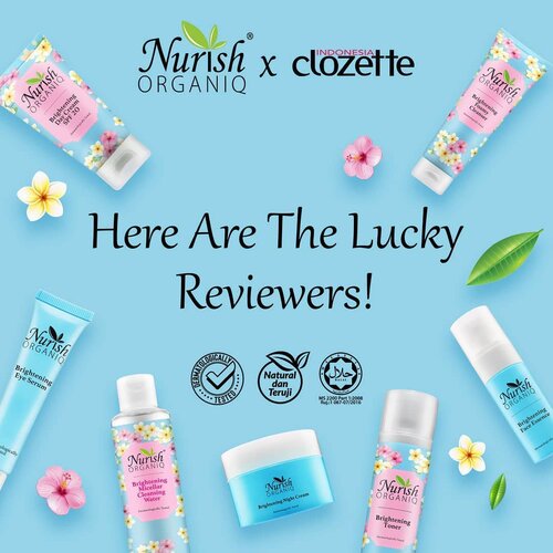 Siapa yang sudah penasaran dengan pemenang Nurish Organiq Review Contest? Don’t worry, because your wait is over! Clozette sudah punya pemenangnya, nih!
.
Congratulations to:
1. @rayditaph
2. @anntyara
.
Kirimkan data diri kalian (nama, alamat lengkap beserta kode pos, dan nomor telepon) melalui DM untuk pengiriman hadiah paling lambat 05 Oktober 2019.
​.
​Untuk kalian yang belum beruntung, jangan berkecil hati karena Clozette akan datang dengan kontes seru lainnya! #ClozetteID  #NurishOrganiqIDReview  @nurishorganiq_id