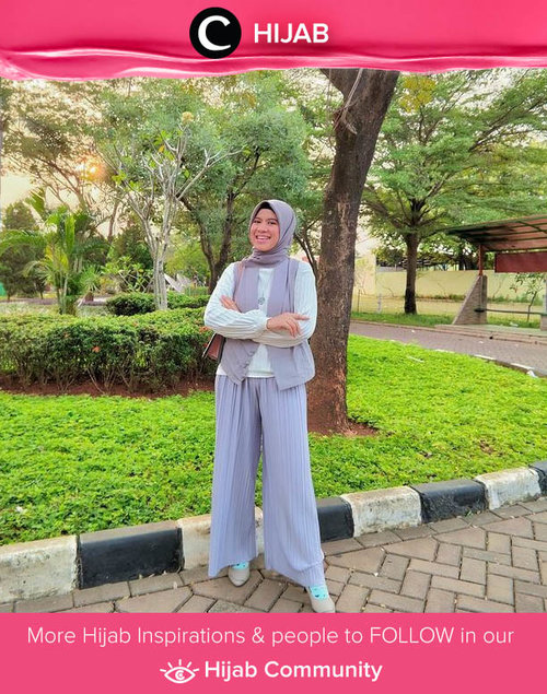 Monday morning OOTD, inspired by Clozetter @abellyka. Simak inspirasi gaya Hijab dari para Clozetters hari ini di Hijab Community. Yuk, share juga gaya hijab andalan kamu.