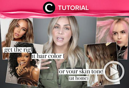 Sebelum memilih warna rambut, coba cek video tang di-share kembali oleh Clozetter @juliahadi ini: http://bit.ly/3eVitMl. Lihat juga tutorial lainnya di Tutorial Section.