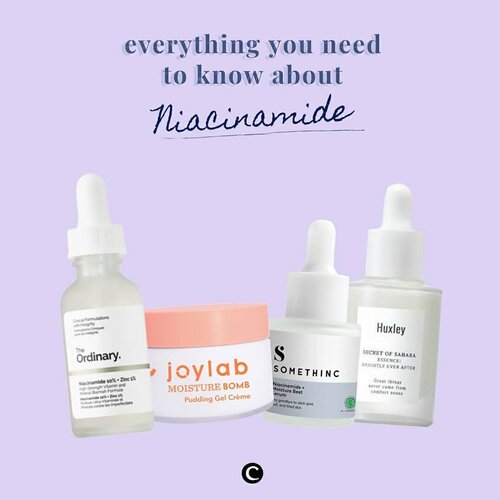 Ada satu ingredient dalam skincare yang bisa dibilang ✨too good to be true✨, apapun permasalahan kulitmu rasanya bisa ditangani oleh ingredient satu ini, asal kamu sabar dan konsisten. Mencegah jerawat? Menyamarkan redness dan hiperpigmentasi? Mengecilkan tampilan pori-pori? Mengontrol minyak berlebih pada wajah? Memperbaiki skin-barrier? You named it! Dan jagoan tersebut adalah: Niacinamide!​​Mau tahu lebih lanjut tentang MVP dalam dunia per-skincare-an ini? Yuk, swipe left buat kamu yang penasaran! #ClozetteID