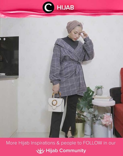 Monochrom mood by Clozette Ambassador @ladyulia. Simak inspirasi gaya Hijab dari para Clozetters hari ini di Hijab Community. Yuk, share juga gaya hijab andalan kamu.  