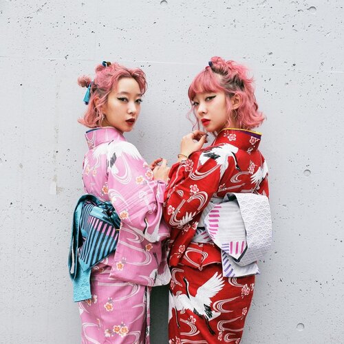 These Pink-Haired Japanese Twins Are Your Future Fashion Icon 