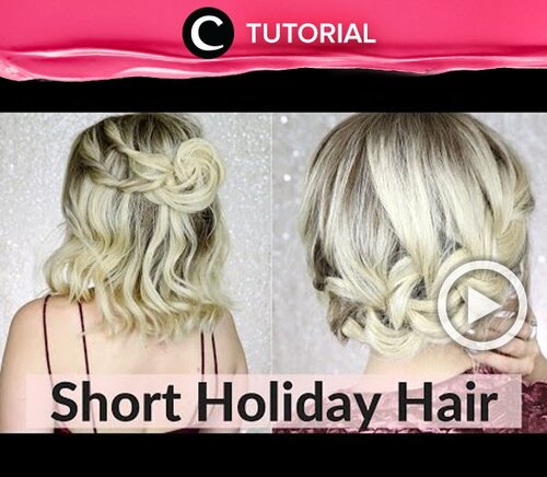 Ingin rambutmu tetap terlihat cantik ketika liburan? Intip tips hairdo-nya di sini: http://bit.ly/2Dh4Gwh. Video ini di-share kembali oleh Clozetter @Salsawibowo. Intip juga tutorial lainnya di Tutorial Section.