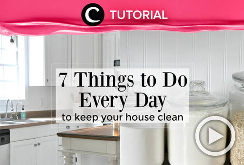 Lakukan 7 tips ini agar rumahmu tetap rapi: https://bit.ly/31n6peM. Video ini di-share kembali oleh Clozetter @ranialda. Lihat juga tutorial lainnya di Tutorial Section.