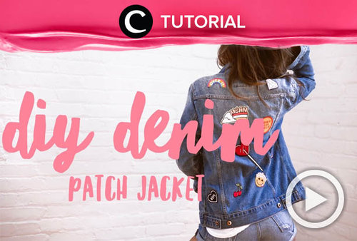 Make your own patch denim jacket! Check here for the tutorial: http://bit.ly/376c622. Video ini di-share kembali oleh Clozetter @ranialda. Lihat juga tutorial lainnya di Tutorial Section.