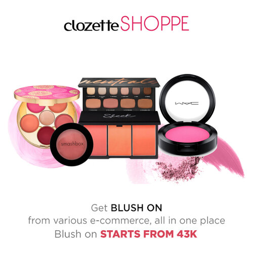 Blush on helps make your beautiful face glow and look lovely. Buat kamu yang memiliki kulit berminyak, disarankan untuk memakai blush on gel dan powder. Belanja blush on MULAI 43K dari berbagai e-commerce site via #ClozetteSHOPPE!
http://bit.ly/1QgRYsS