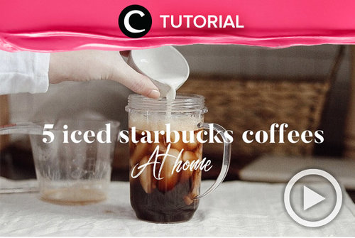 Make your own Starbucks coffee at home! Try these recipes: https://bit.ly/3kOi1i3. Video ini di-share kembali oleh Clozetter @juliahadi. Lihat juga tutorial lainnya di Tutorial Section.