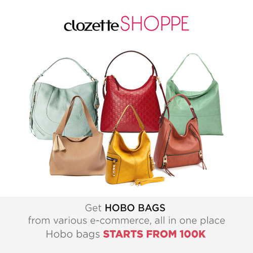 Hobo handbags offer slouchy yet sophisticated style perfect for every season. Pilih hobo bags saat bepergian dengan banyak barang, Clozetters. Belanja tas hobo MULAI 100K dari berbagai e-commerce site via #ClozetteSHOPPE!
http://bit.ly/1NSnttL