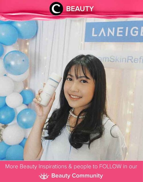 Yay, Laneige Cream Skin Refiner sudah rilis di Indonesia sejak tanggal 7 Agustus 2019 lalu! Bertekstur cair, toner ini merupakan cream yang dilelehkan dan ampuh untuk mengunci hidrasi pada kulit. Psst.. Produk ini juga bisa jadi pilihan untuk kamu yang malas memakai banyak skincare step. Image shared by Clozette Crew @vienarissanty. Simak Beauty Update ala clozetters lainnya hari ini di Beauty Community. Yuk, share juga beauty product favoritmu bersama Clozette.