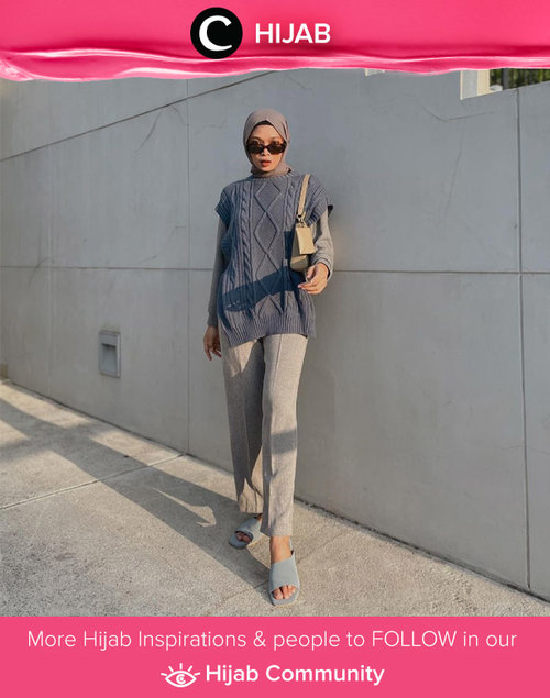 Clozette Crew @astrityas shared her knitted vest outfit idea. Simak inspirasi gaya Hijab dari para Clozetters hari ini di Hijab Community. Yuk, share juga gaya hijab andalan kamu.