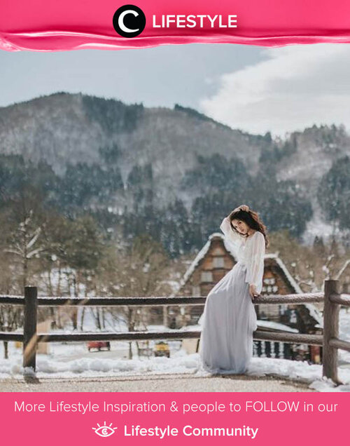 Clozette Ambassador @natahsu struck a pose in front of the iconic winter scenery in Shirakawa-go. Simak Lifestyle Update ala clozetters lainnya hari ini di Lifestyle Community. Yuk, share momen favoritmu bersama Clozette.