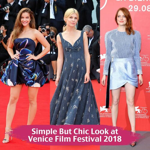 Ketiga selebriti ini tampil sederhana namun menawan dalam Venice Film Festival 2018 red carpet. Look mana yang jadi favoritmu? Barbara Parvin dengan Giorgio Armani Privé, Clémnce Poésy dengan Erdem, atau Emma Stone dengan Louis Vuitton?
.
📸 Getty Images, Stephane Cardinale - Corbis
#ClozetteID #VeniceFilmFestival2018