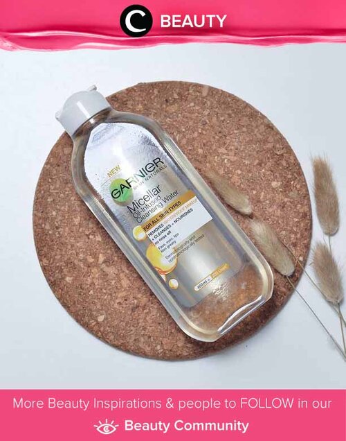 Untuk ukuran micellar water yang efektif membersihkan makeup tanpa meninggalkan residu, Garnier Micellar Oil Infused Cleansing Water ini harganya cukup terjangkau, lho. Clozette Ambassador @wennykyuuto bahkan menjadikan micellar water ini sebagai salah satu cleanser favoritnya. Kamu sudah coba? Simak Beauty Update ala clozetters lainnya hari ini di Beauty Community. Yuk, share produk favorit dan makeup look kamu bersama Clozette.