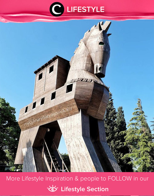 Horse of Troy. The infamous legend between Troia (Turkey) and Greece. The battle did happen in 10 years before the Troia Empire was all burnt. Simak Lifestyle Updates ala clozetters lainnya hari ini di Lifestyle Section. Image shared by Clozetter: @jessicasisy. Yuk, share momen favoritmu bersama Clozette.