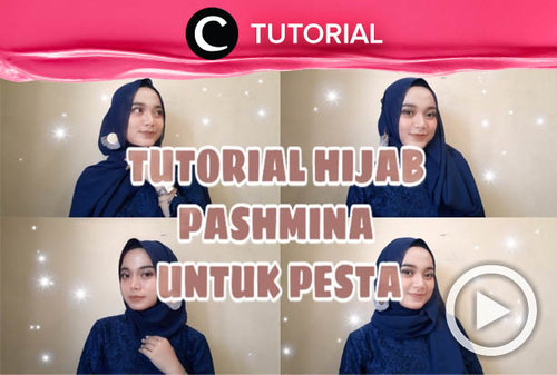 Coba gunakan pashmina k acara formal, yuk. Lihat di sini untuk tutorialnya: http://bit.ly/376bKIG. Video ini di-share kembali oleh Clozetter @zahirazahra. Lihat juga tutorial lainnya di Tutorial Section.