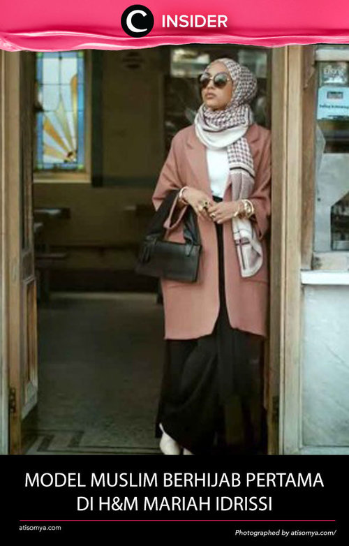 Untuk pertama kalinya H&M menampilkan model berhijab. Yuk kenalan dengannya melalui artikel ini http://bit.ly/1rimm1P. Simak juga artikel menarik lainnya di http://bit.ly/ClozetteInsider