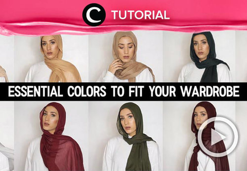 Sering bingung memadupadankan warna baju dan warna hijab? Yuk, cek video yang me-reveal 13 warna hijab yang wajib kamu punya di sini : http://bit.ly/2TgTuoC . Video ini di-share kembali oleh Clozetter @claraven. Cek juga tutorial lainnya di Tutorial Section.