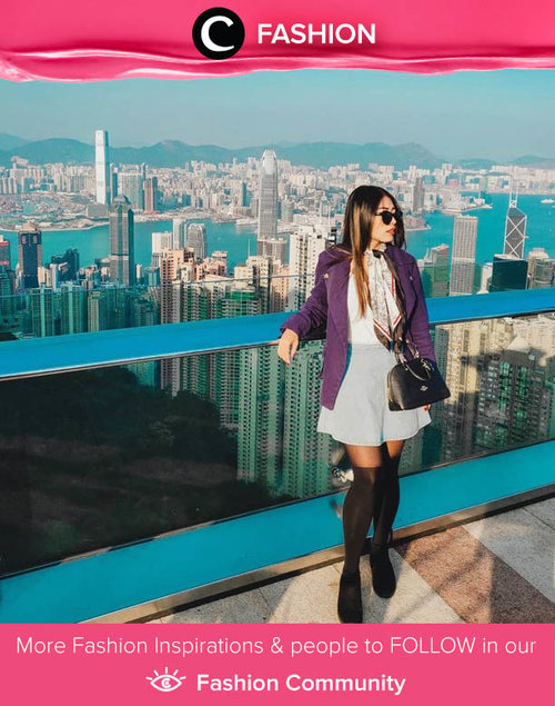 Throwback to a panoramic view across Hong Kong. Ps: sunnies always make your OOTD look even cooler! Image shared by Clozetter @melissamai. Simak Fashion Update ala clozetters lainnya hari ini di Fashion Community. Yuk, share outfit favorit kamu bersama Clozette.