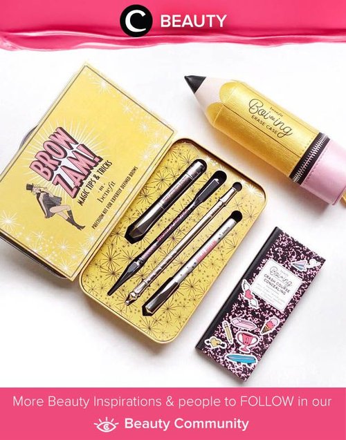 Who can resist pretty packaging and magical effect? We definitely fell in love with this Benefit Brow Zam, just like Clozette Ambassador Steviiewong. Simak Beauty Updates ala clozetters lainnya hari ini di Beauty Community. Image shared by Clozette Ambassador:: @Steviiewong. Yuk, share beauty product andalan kamu.