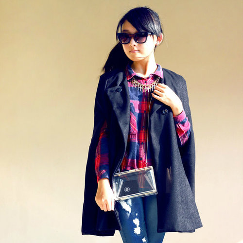 Mixing plaids inspiration, submitted by Clozette Ambassador, Veren Lee
#COTW #MixingPlaids