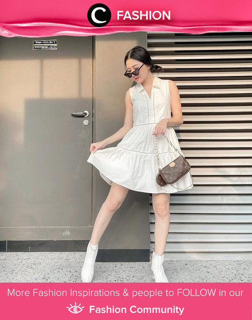 Another white on white outfit idea from Clozette Ambassador @vicisienna. Simak Fashion Update ala clozetters lainnya hari ini di Fashion Community. Yuk, share outfit favorit kamu bersama Clozette.