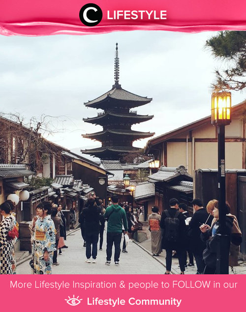 Clozetter @nesyaw shared the beauty of Gion, Kyoto, through her throwback post. Simak Lifestyle Update ala clozetters lainnya hari ini di Lifestyle Community. Yuk, share momen favoritmu bersama Clozette. 