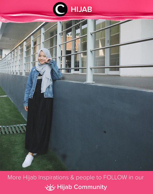 Blue jeans, sneakers and cullote. Simak inspirasi gaya Hijab dari para Clozetters hari ini di Hijab Community. Image shared by Star Clozetter @devinanggraeni. Yuk, share juga gaya hijab andalan kamu