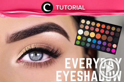 Super easy everyday eye makeup. Watch here: http://bit.ly/2Fh0e1M . Video ini di-share kembali oleh Clozetter @dintjess. Jangan lupa untuk lihat tutorial lainnya di Tutorial Section.