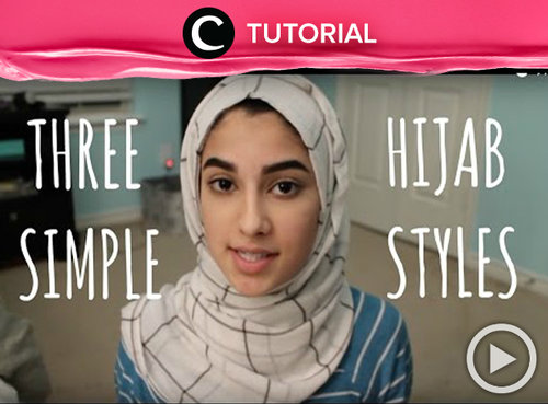 Sering memulai hari dengan terburu-buru? Ini dia 3 gaya hijab simpel yang membuatmu tetap stylish dalam waktu singkat. Cek video tutorialnya, ddi sini http://bit.ly/2bnuxFF. Video shared by Clozetter: shafirasyahnaz. Cek Tutorial Updates lainnya pada Tutorial Section.