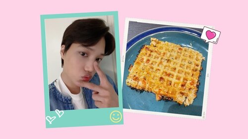 Yuk, Bikin Waffle Fried Rice ala Kai EXO yang Unik!