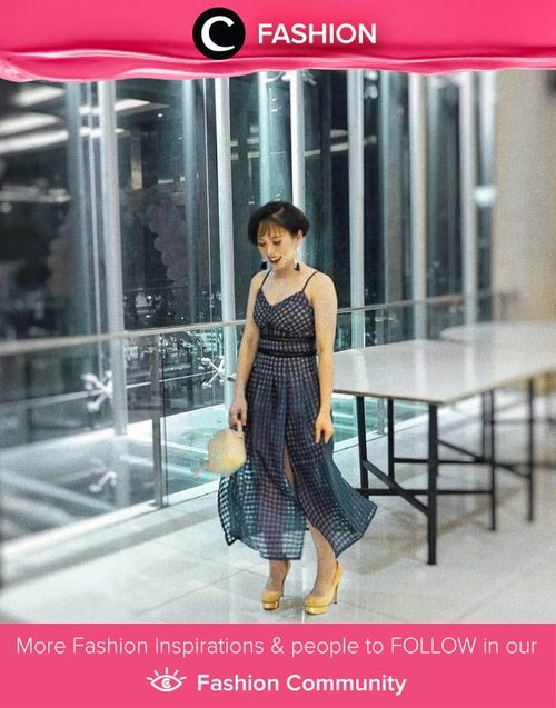 Chiffon and pattern will always be a good combination, especially for your not-so-formal  soirée. Simak Fashion Update ala clozetters lainnya hari ini di Fashion Community. Image shared by Clozette Ambassador: @bebelicious. Yuk, share outfit favorit kamu bersama Clozette.