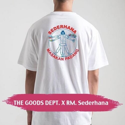 [THE GOODS DEPT. X Restoran Sederhana Asli]
.
Bulan September 2018, fashion retailer THE GOODS DEPT., berkolaborasi dengan 2 food brand dan merilis koleksi merch. Kedua brand tersebut adalah Sederhana Asli & Pizza Place. Koleksi ini masih dijual secara ekslusif di marketplace Tokopedia dan THE GOODS DEPT. Kemang.
.
Merch yang dihadirkan berupa kemeja, kaus dan tote bag. Harganya sendiri mulai Rp100.000-Rp300.000.
.
Tag teman kamu yang suka banget makan di RM. Sederhana Asli dan Pizza Place, yuk!
.
📸 @thegoodsdept #ClozetteID