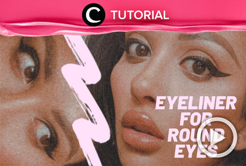 Menggunakan winged eyeliner bisa jadi momen tricky untuk kamu pemilik mata bulat. Coba intip tipsnya di: https://bit.ly/3tadAn2. Video ini di-share kembali oleh Clozetter @aquagurl. Lihat juga tutorial lainnya di Tutorial Section.