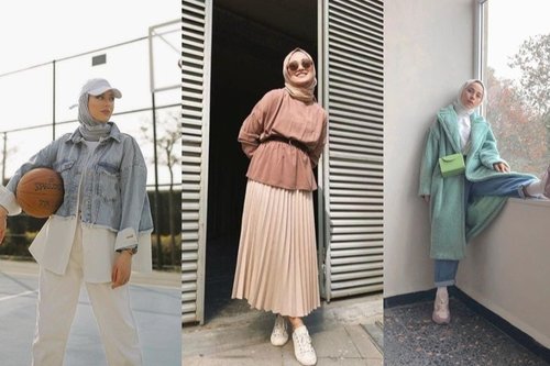7 Inspirasi Style Korea Simpel untuk Perempuan Berhijab